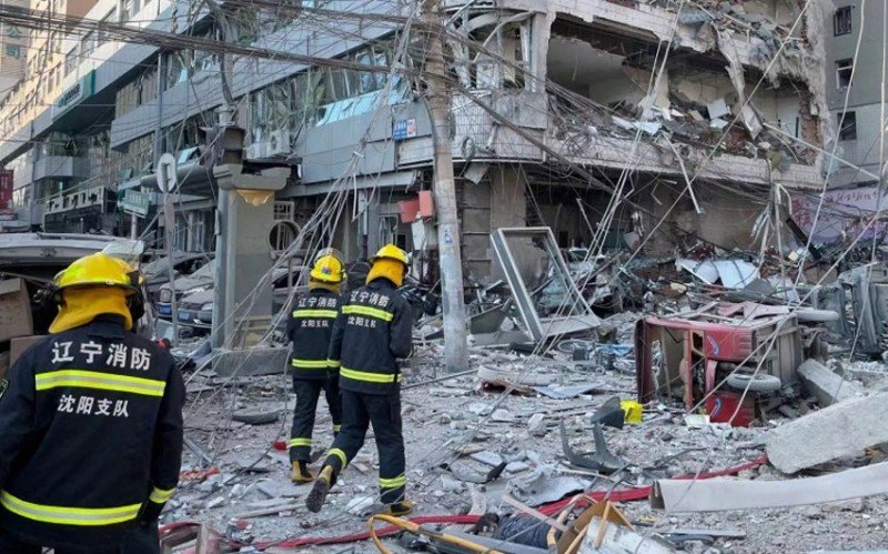 Çində partlayış nəticəsində 100-ə yaxın binaya ziyan dəydi